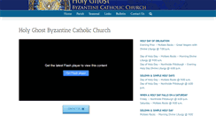 Desktop Screenshot of holyghost-byzantinecatholic.org